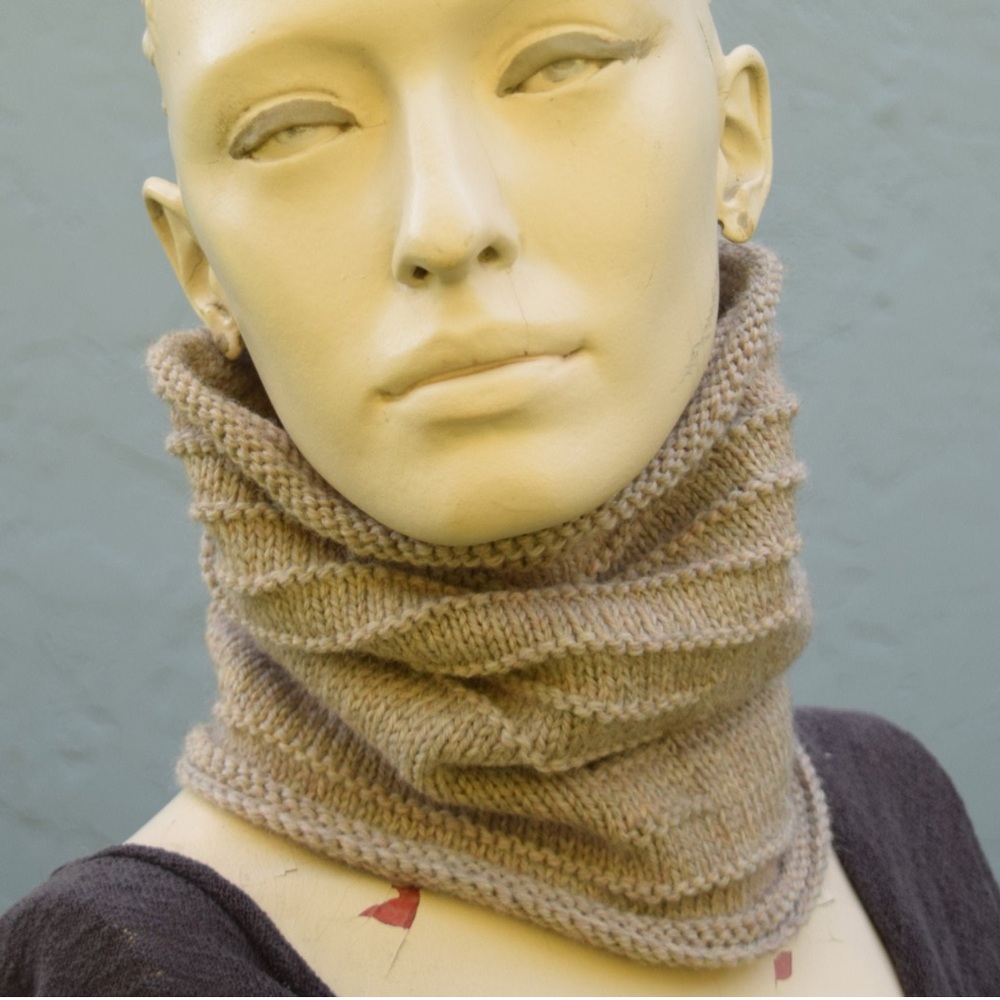 Handmade 100% Wool Snood Scarf
